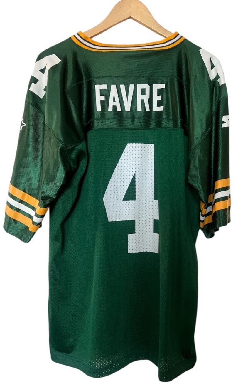 Vtg Green Bay Packers 1998 Starter Jersey Brett Favre #4 USA Made Mens 48/L NFL